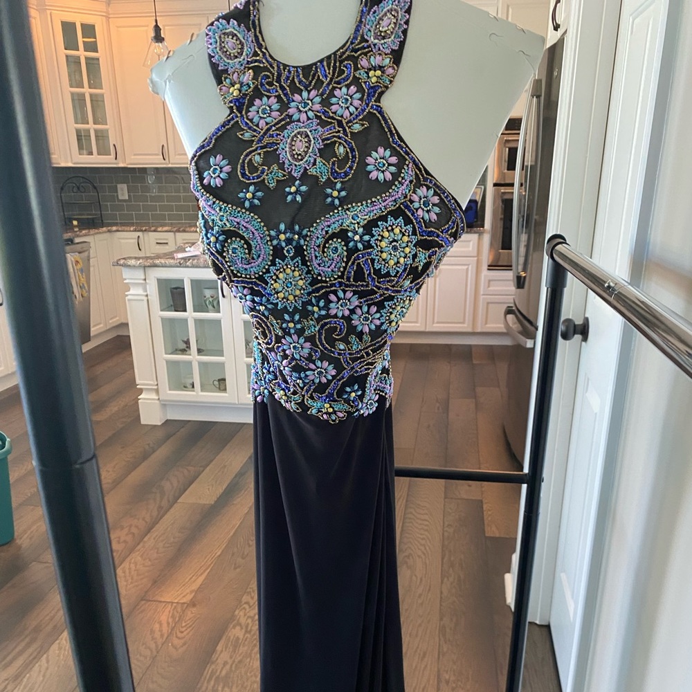 Size 3/4 beaded prom dress